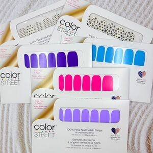 Color Street Nail Polish Strips Bundle Summer Vacation Colors